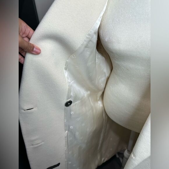 Christian Dior vintage 80’s- 90’s lambswool cream coat - Picture 5 of 12